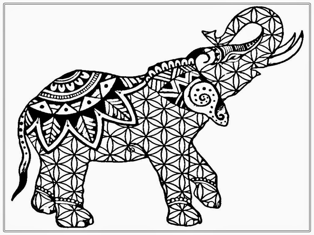 Elephant Coloring Sheets Free Printables